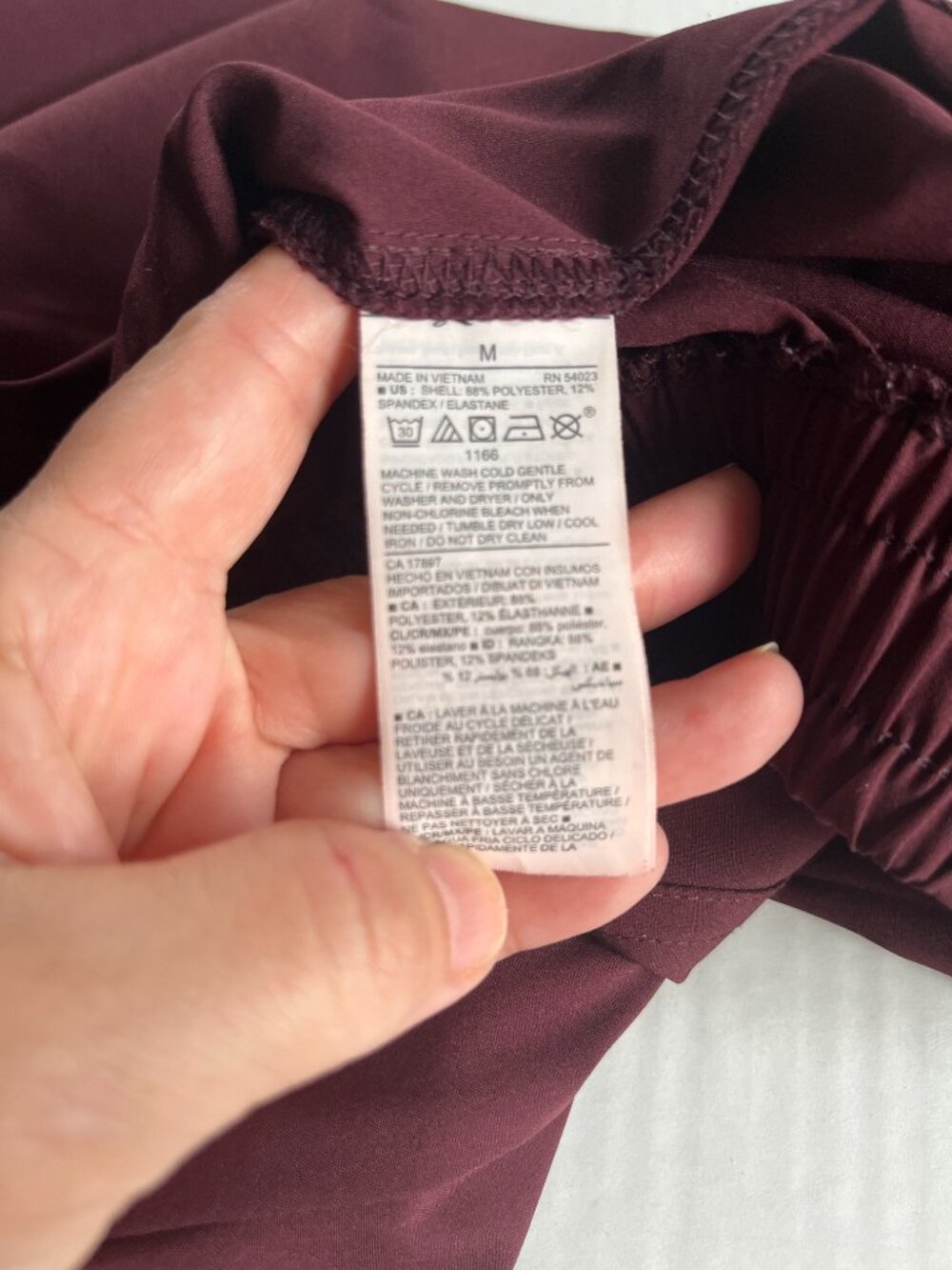 Old Navy Sz M Stretch Brooklyn Heights High Rise Jogger Pants Ankle Zipper - Picture 10 of 10